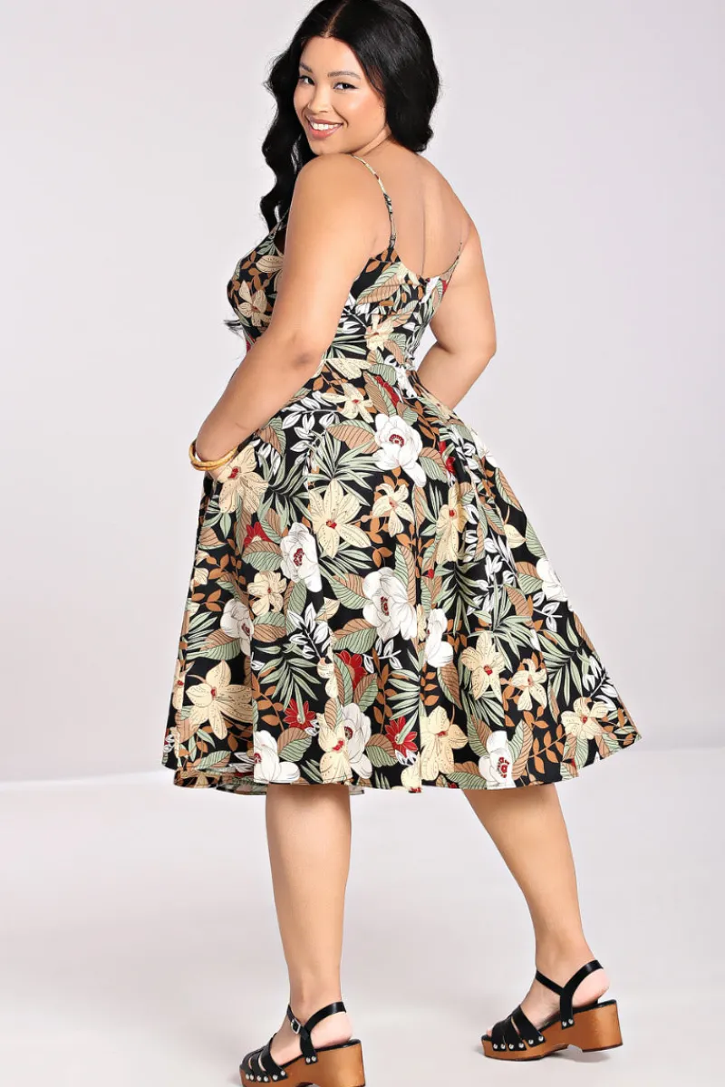 Hell Bunny Dresses|Dresses With Pockets>Adelaida Dress Black