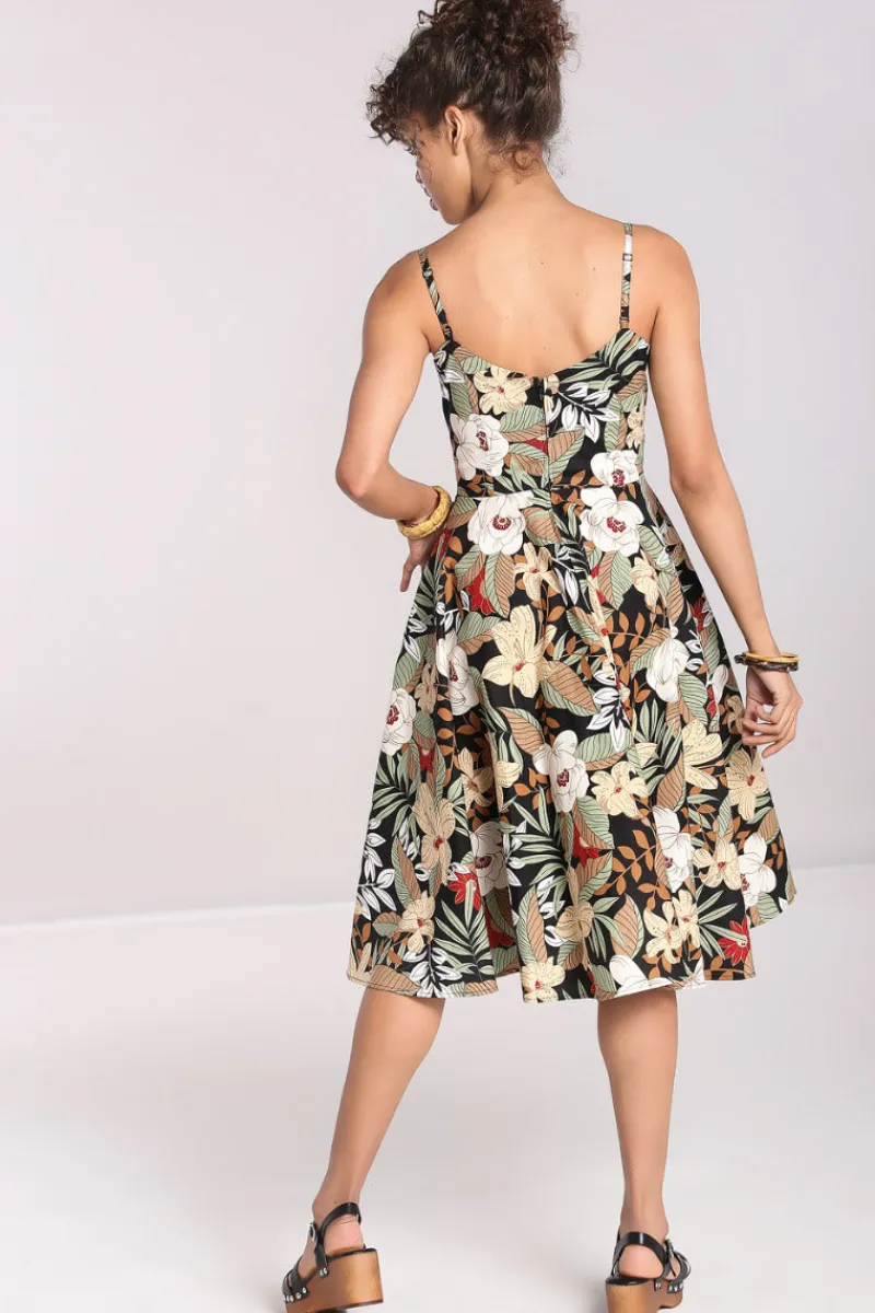 Hell Bunny Dresses|Dresses With Pockets>Adelaida Dress Black