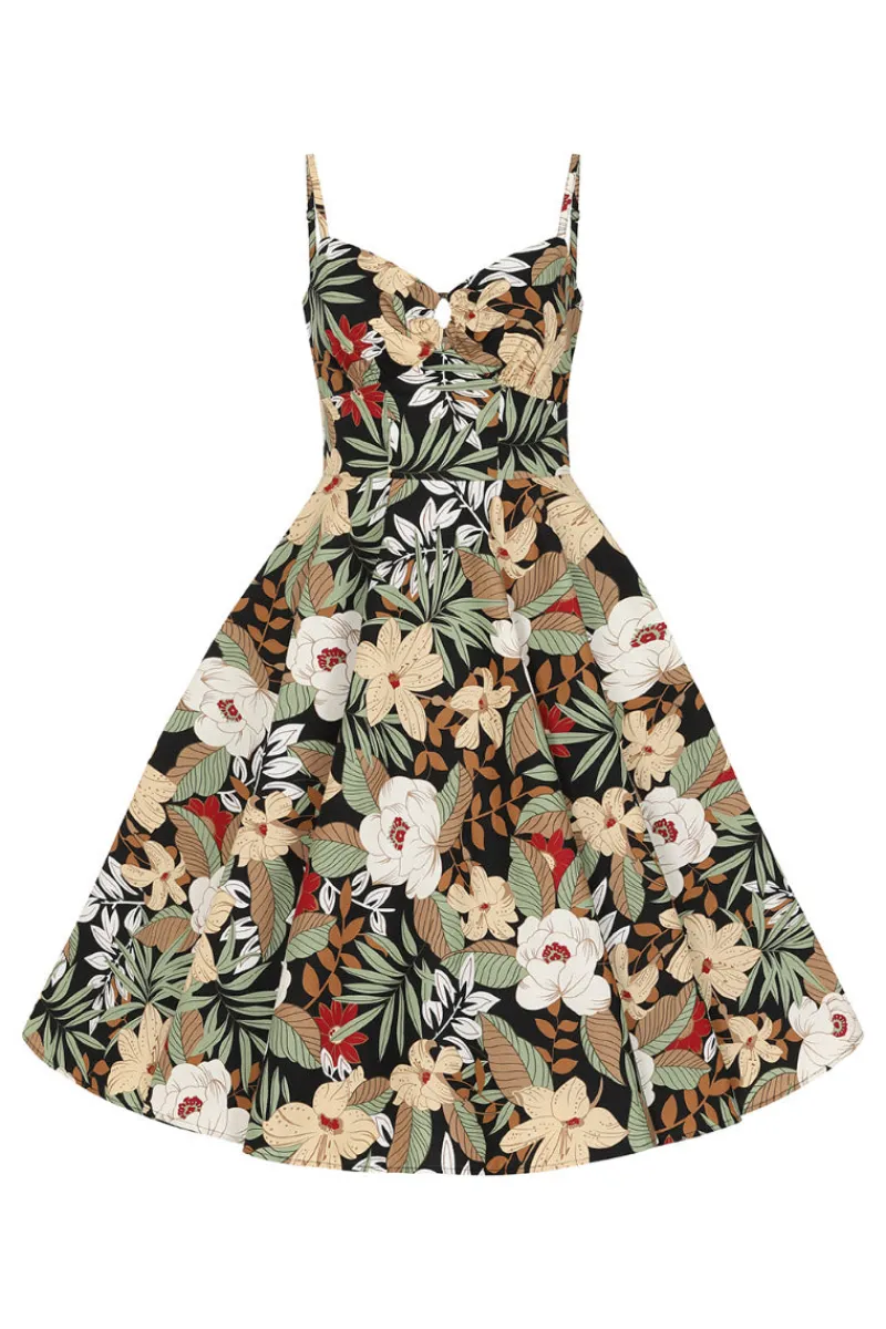 Hell Bunny Dresses|Dresses With Pockets>Adelaida Dress Black