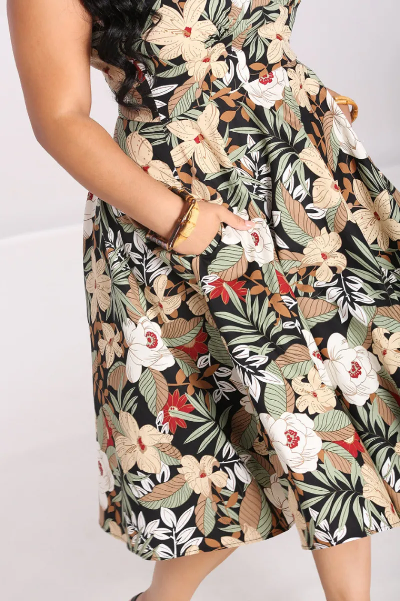 Hell Bunny Dresses|Dresses With Pockets>Adelaida Dress Black