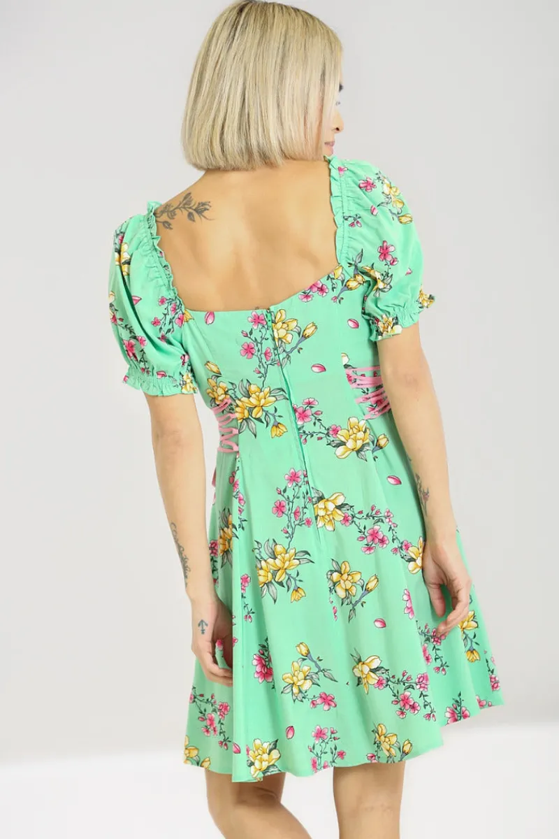 Hell Bunny Dresses|Dresses>Adelina Mini Dress Mint
