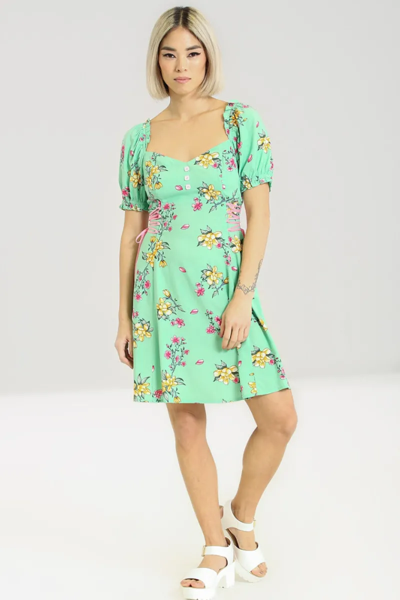 Hell Bunny Dresses|Dresses>Adelina Mini Dress Mint