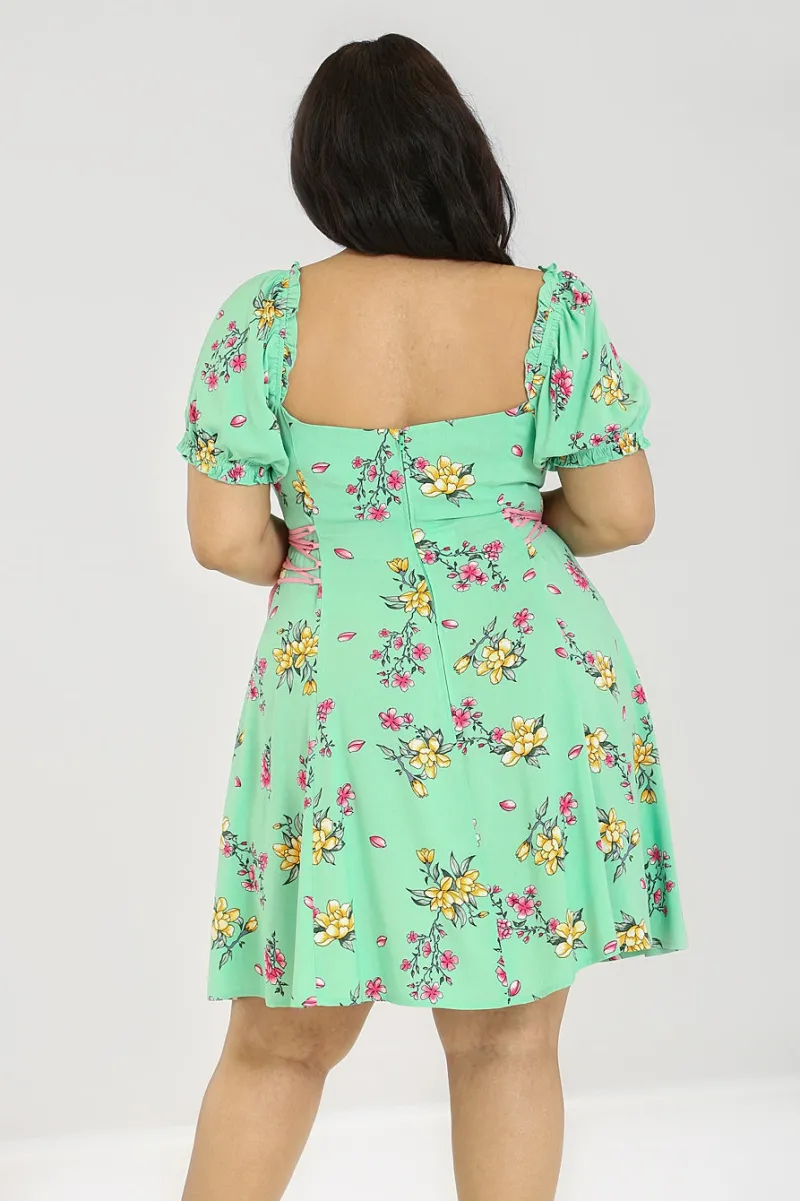 Hell Bunny Dresses|Dresses>Adelina Mini Dress Mint