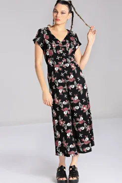 Hell Bunny Jumpsuits & Playsuits|Jumpsuits & Playsuits>Alani Jumpsuit Black/Red