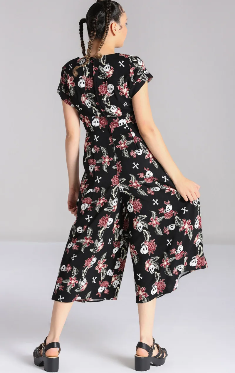 Hell Bunny Jumpsuits & Playsuits|Jumpsuits & Playsuits>Alani Jumpsuit Black/Red