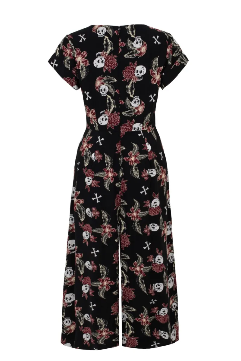 Hell Bunny Jumpsuits & Playsuits|Jumpsuits & Playsuits>Alani Jumpsuit Black/Red
