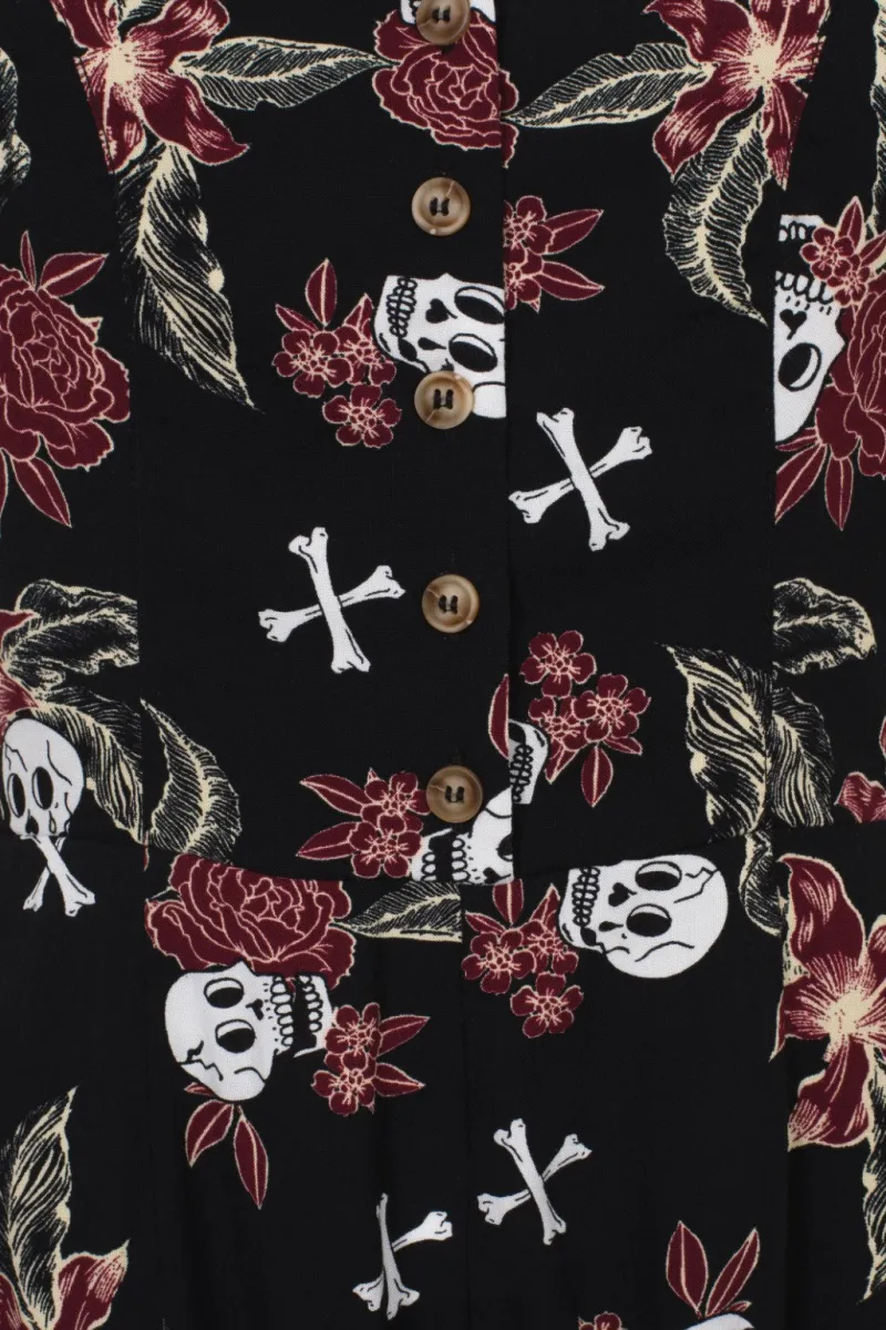 Hell Bunny Jumpsuits & Playsuits|Jumpsuits & Playsuits>Alani Jumpsuit Black/Red