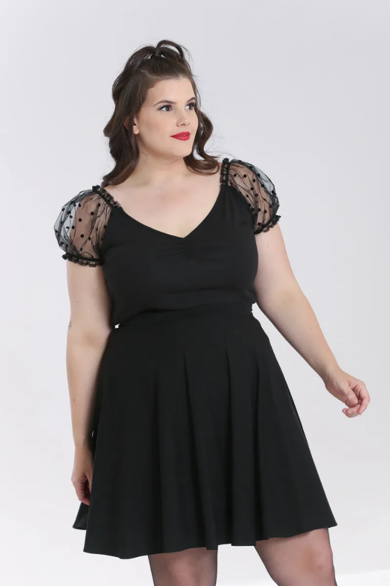 Hell Bunny Tops|Tops>Amandine Top Black