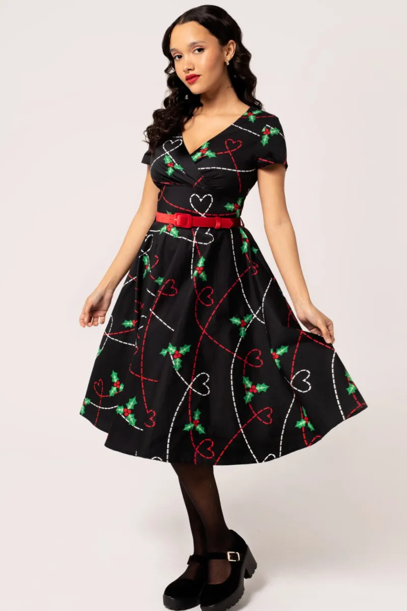 Hell Bunny Dresses|Vintage Dresses>Angelica Dress Black