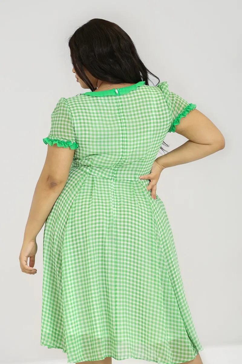 Hell Bunny Dresses|Dresses>Anne Marie Dress Green