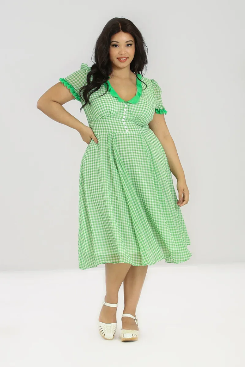 Hell Bunny Dresses|Dresses>Anne Marie Dress Green