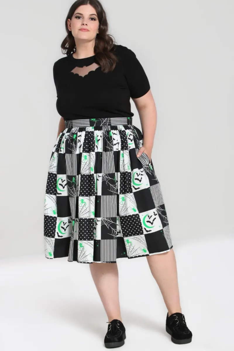 Hell Bunny Skirts|Skirts>Annie 50's Skirt Black