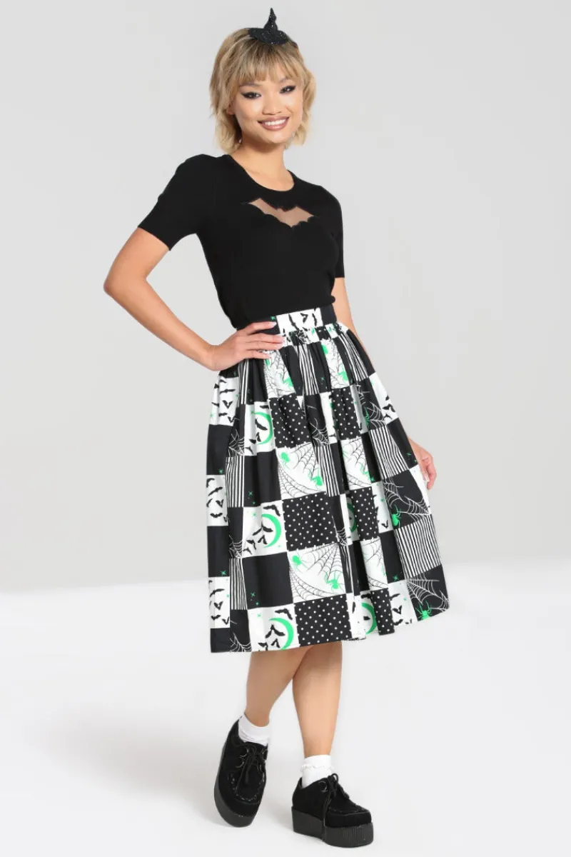 Hell Bunny Skirts|Skirts>Annie 50's Skirt Black
