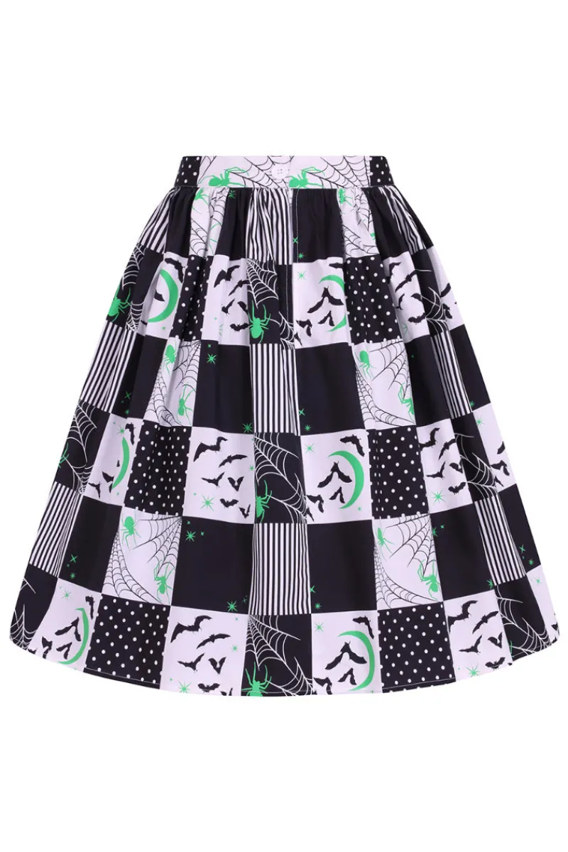 Hell Bunny Skirts|Skirts>Annie 50's Skirt Black