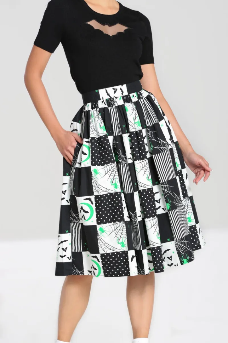 Hell Bunny Skirts|Skirts>Annie 50's Skirt Black