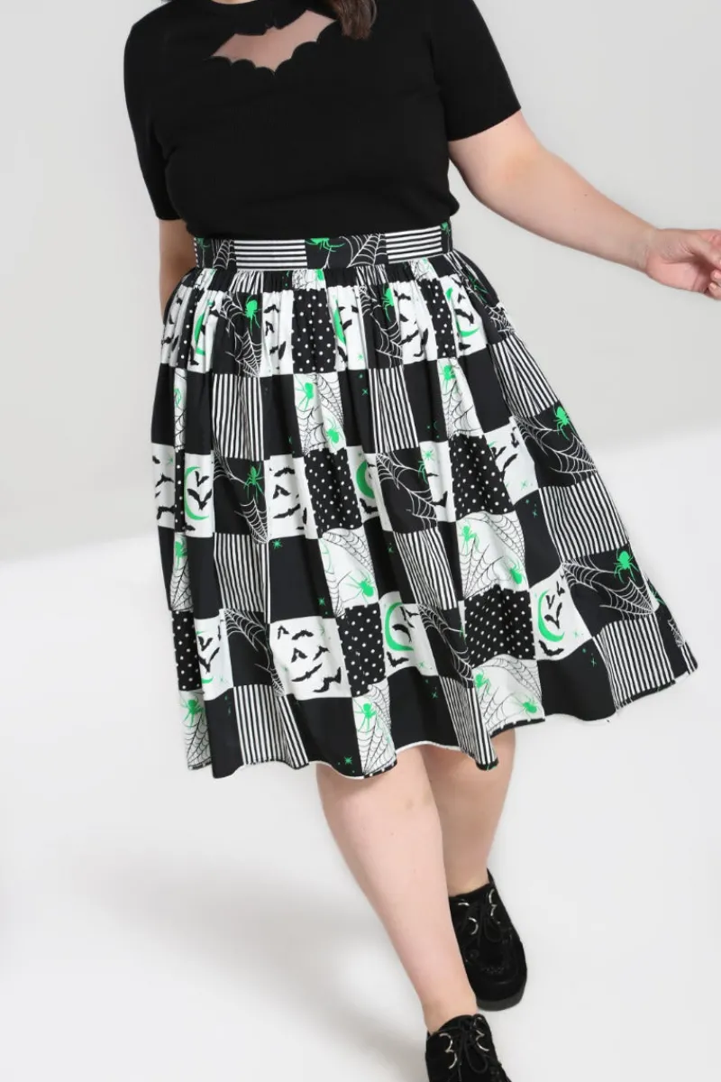 Hell Bunny Skirts|Skirts>Annie 50's Skirt Black