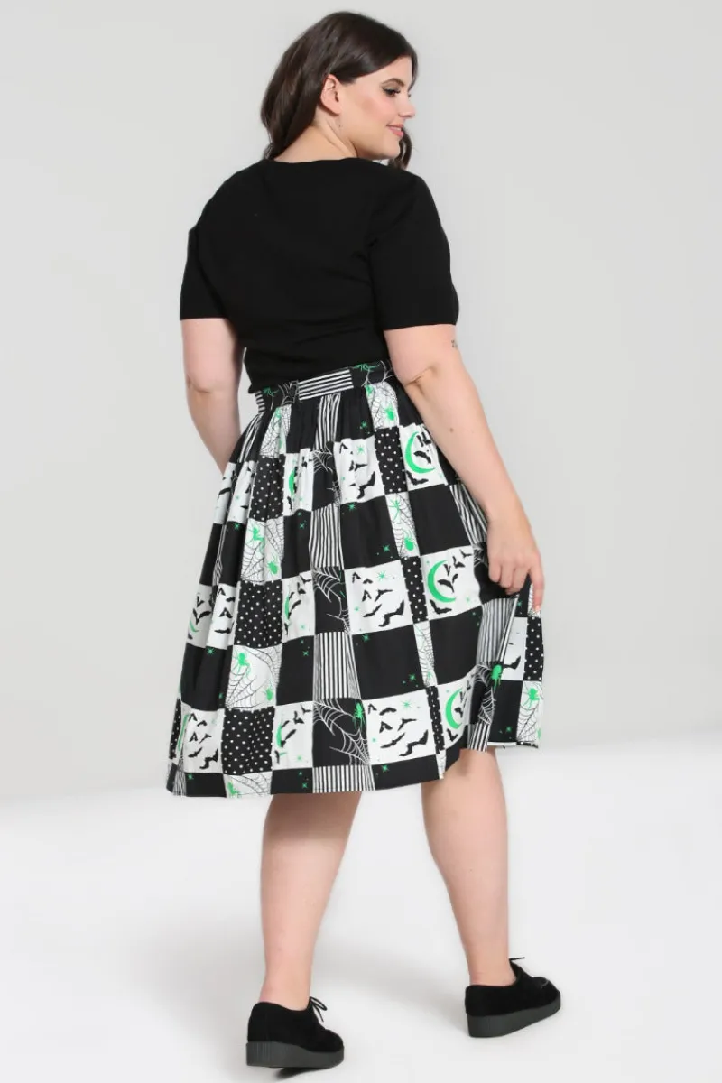 Hell Bunny Skirts|Skirts>Annie 50's Skirt Black