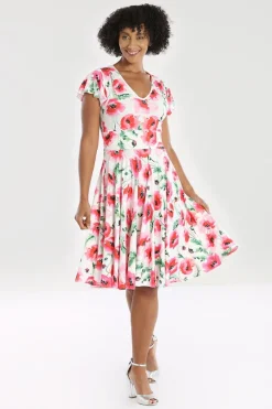 Hell Bunny Dresses|Dresses>Aquarelle Dress White