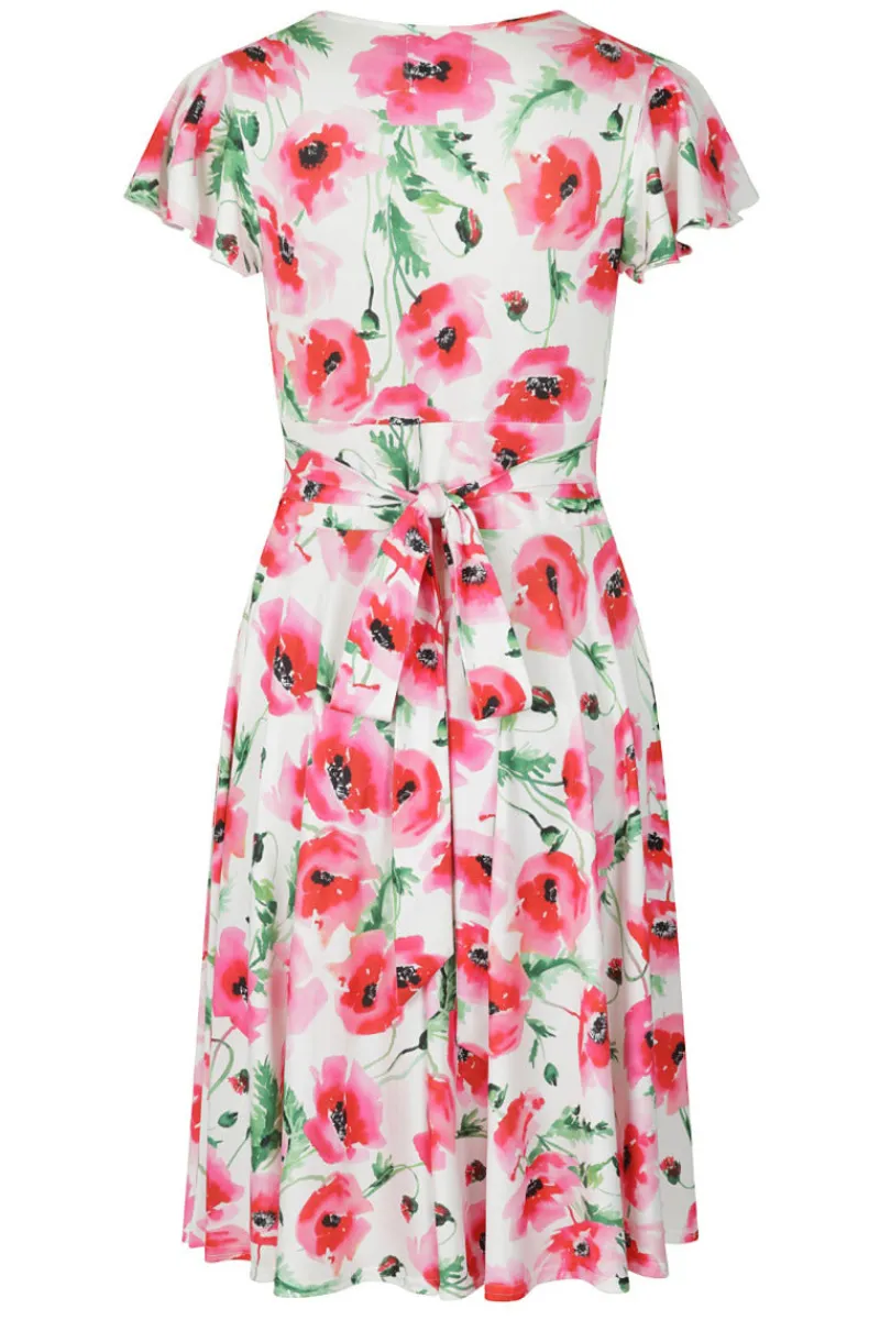 Hell Bunny Dresses|Dresses>Aquarelle Dress White