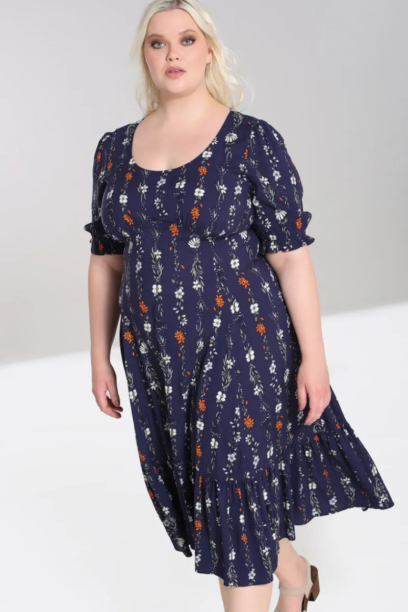 Hell Bunny Dresses|Dresses>Asta Maxi Dress Blue