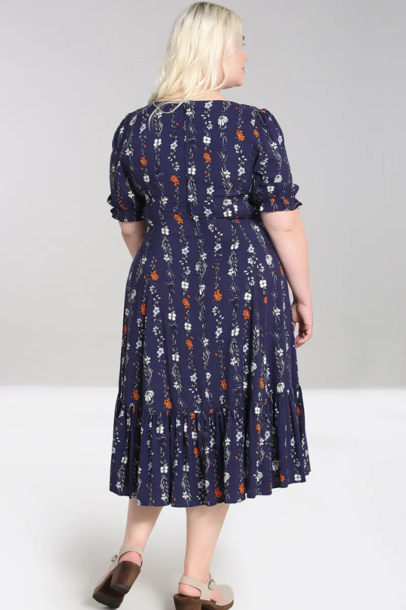 Hell Bunny Dresses|Dresses>Asta Maxi Dress Blue