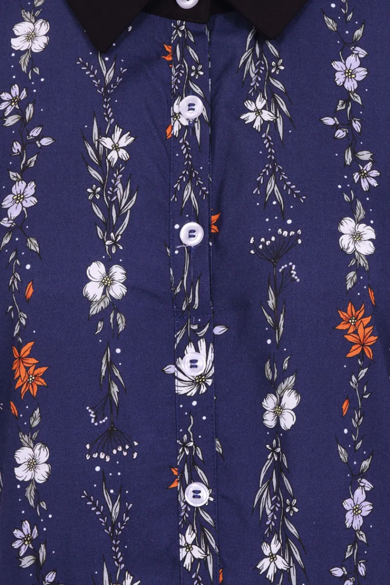 Hell Bunny Dresses|Dresses>Asta Mini Dress Blue