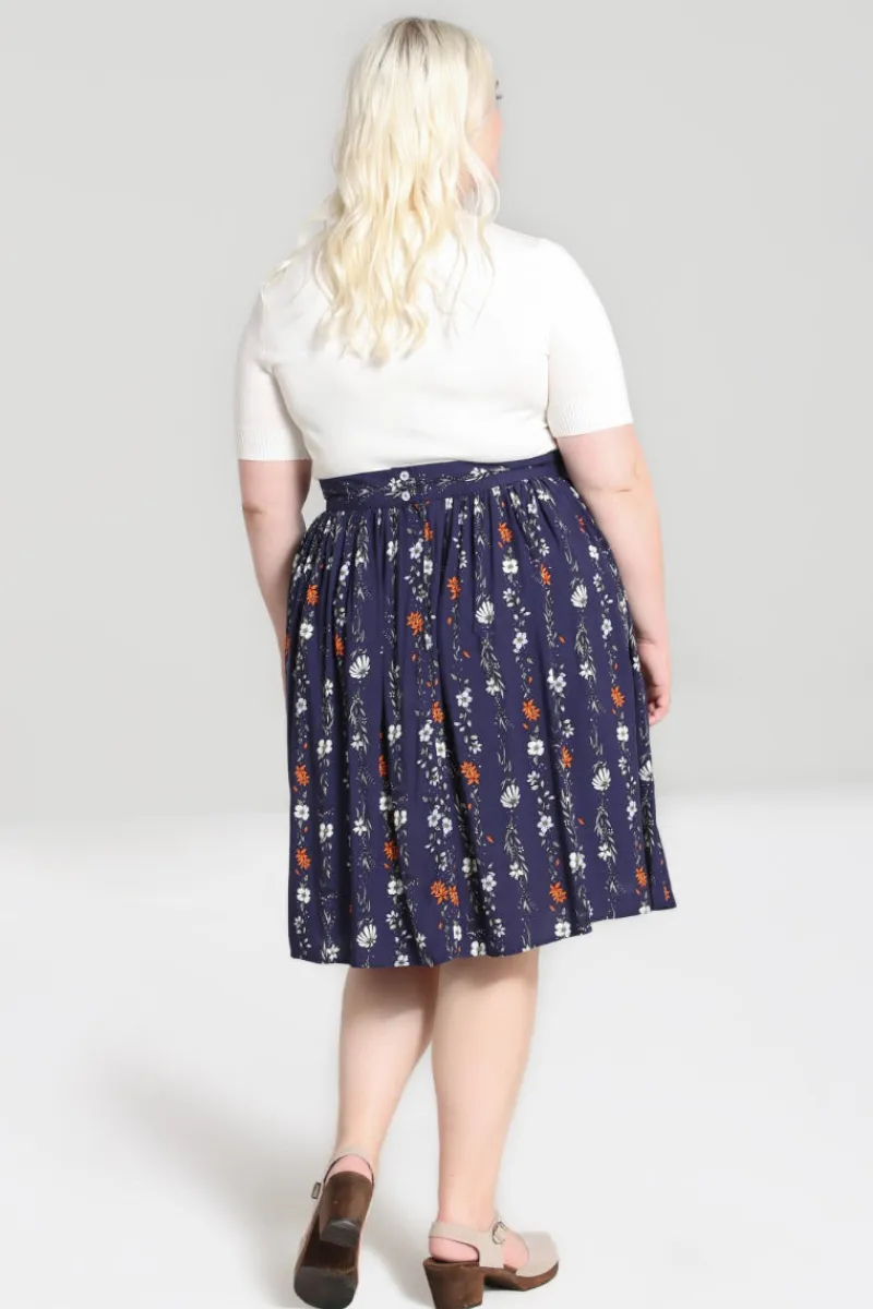 Hell Bunny Skirts|Skirts>Asta Skirt Blue