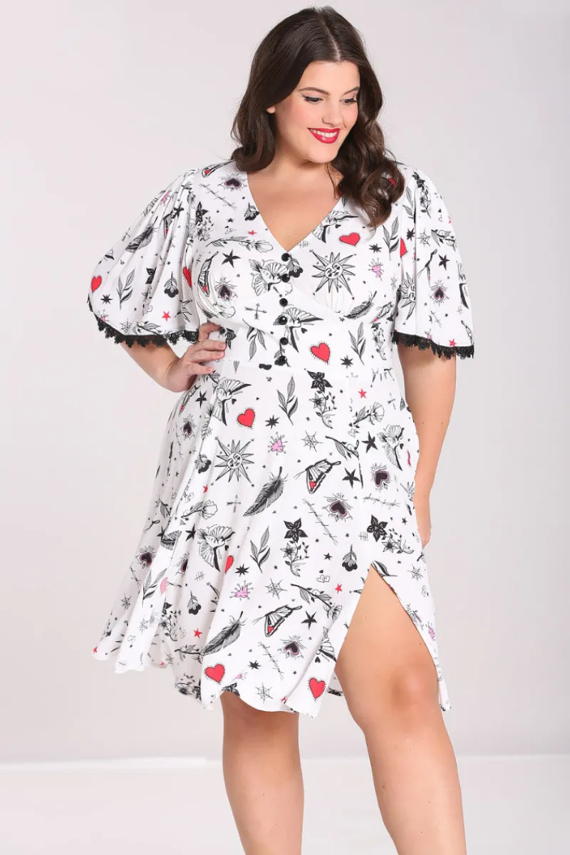 Hell Bunny Dresses|Dresses>Avery Dress White
