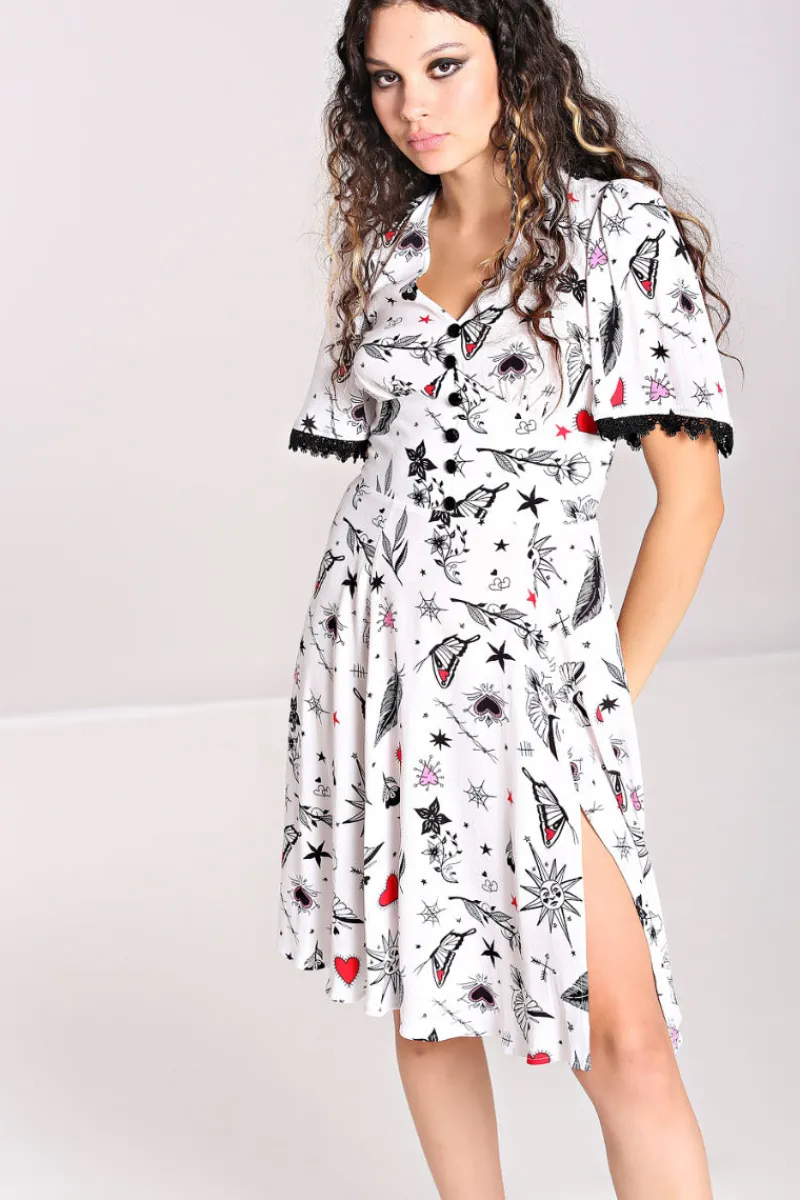 Hell Bunny Dresses|Dresses>Avery Dress White