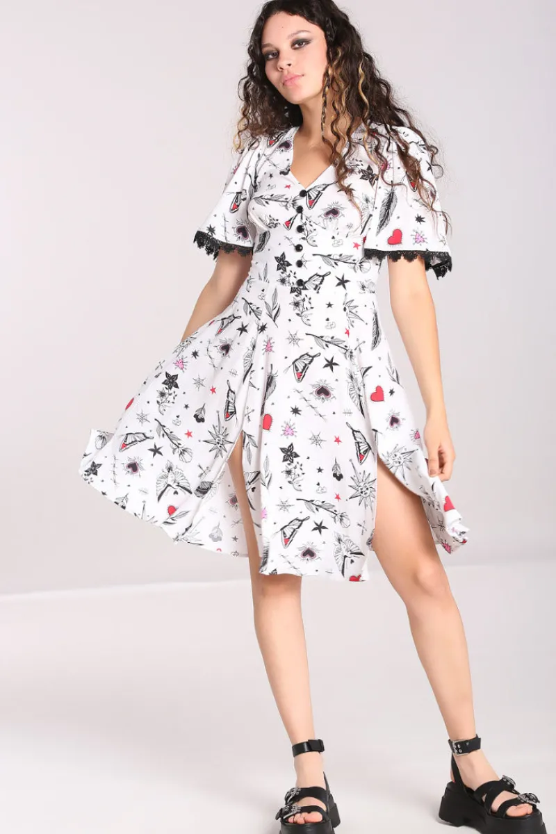 Hell Bunny Dresses|Dresses>Avery Dress White