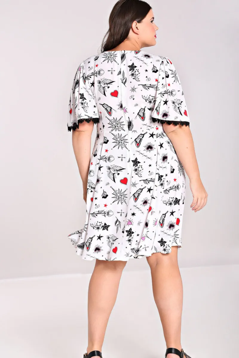 Hell Bunny Dresses|Dresses>Avery Dress White