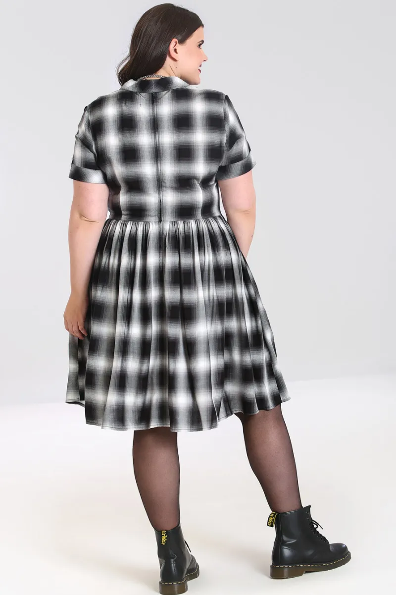 Hell Bunny Dresses|Dresses>Avril Mid Dress Grey