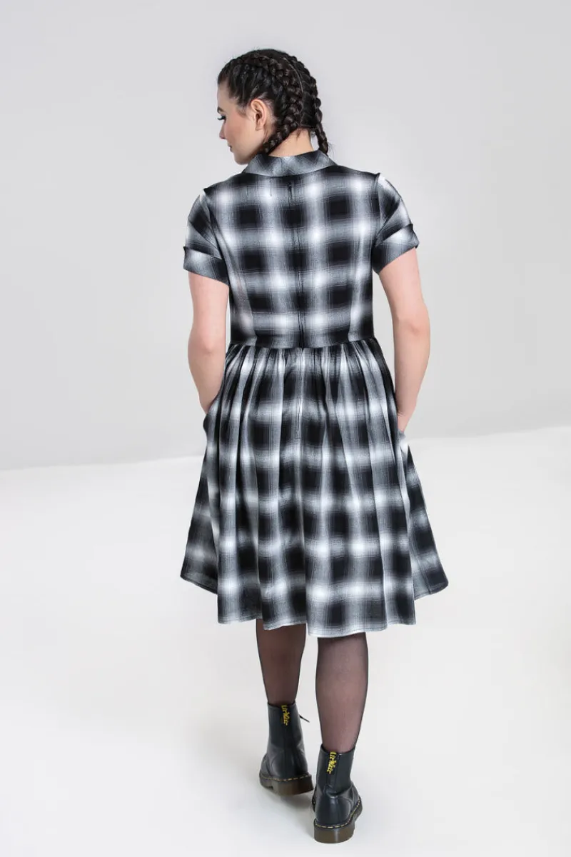 Hell Bunny Dresses|Dresses>Avril Mid Dress Grey