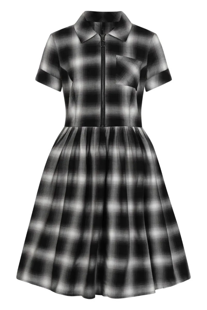 Hell Bunny Dresses|Dresses>Avril Mid Dress Grey