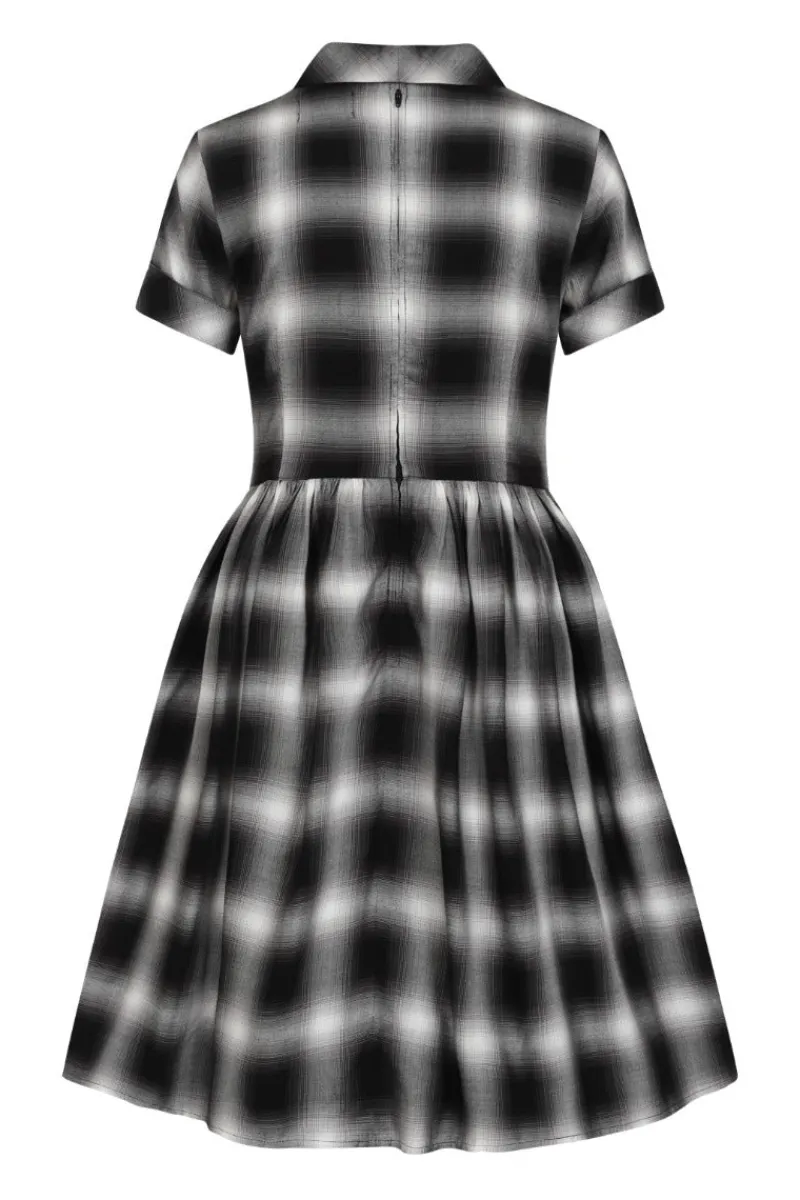 Hell Bunny Dresses|Dresses>Avril Mid Dress Grey