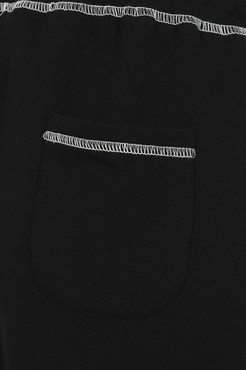 Hell Bunny Trousers & Shorts|Trousers & Shorts>Barbed Wire Joggers Black