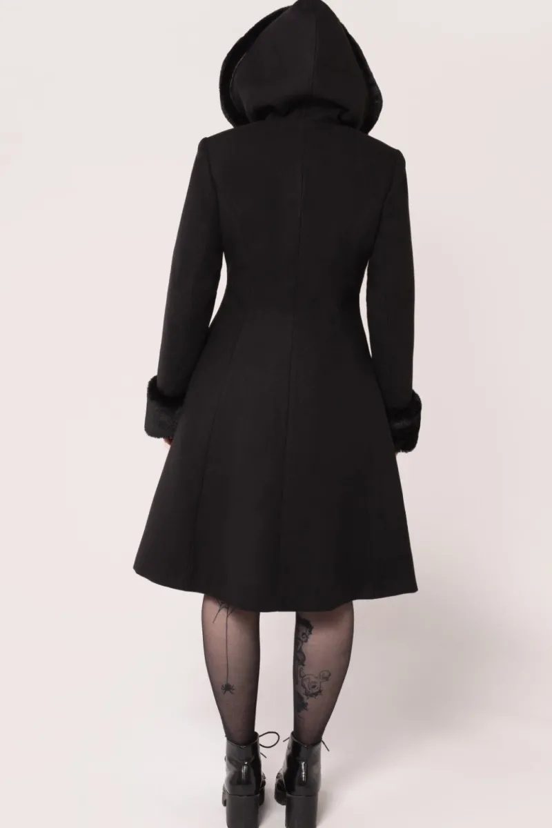 Hell Bunny Coats & Jackets|Coats & Jackets>Batilda Coat Black