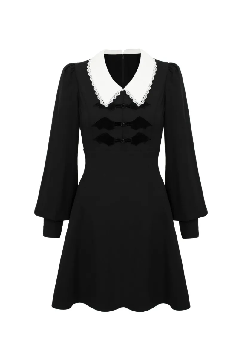 Hell Bunny Dresses|Mini Dresses>Batilda Dress Black