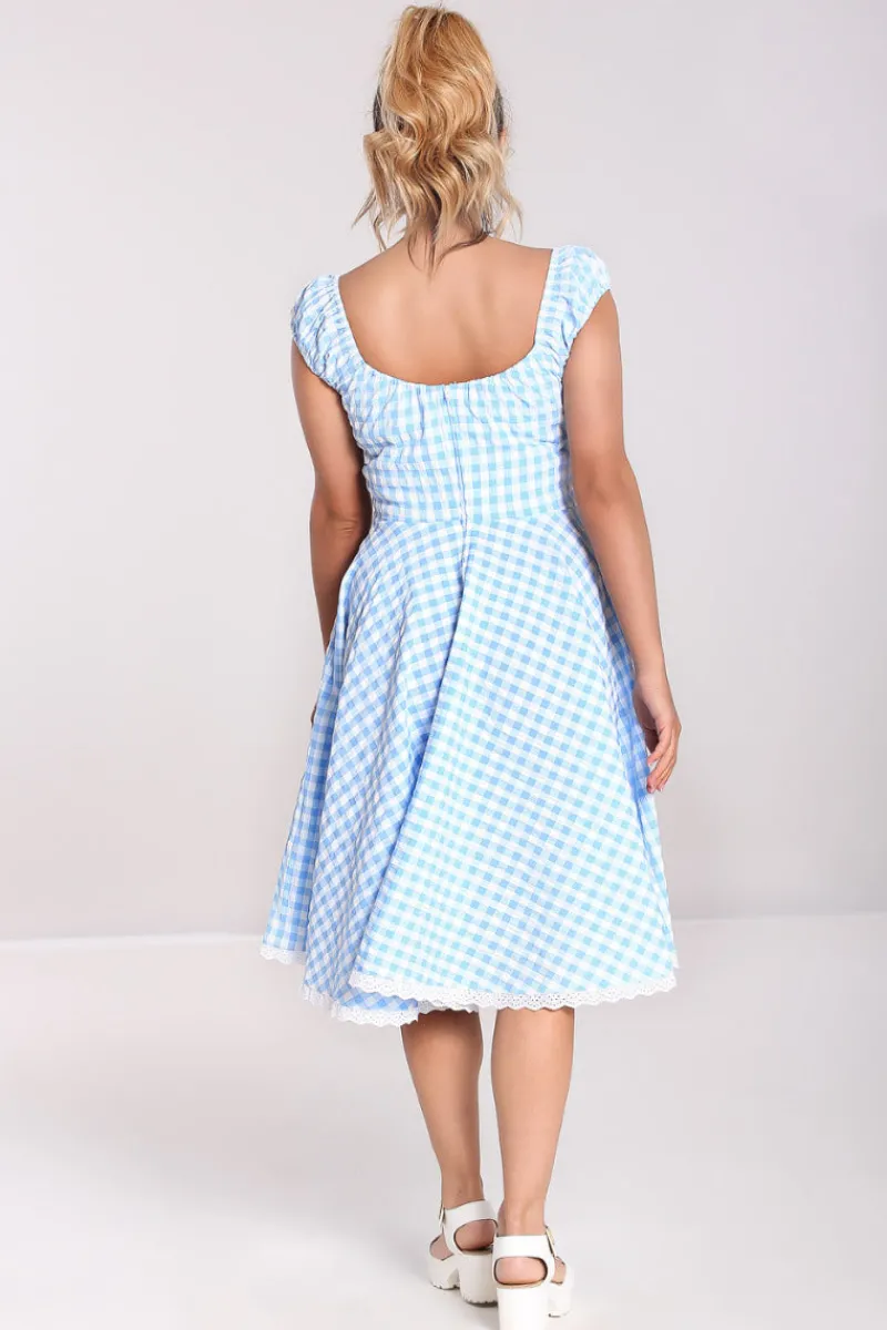 Hell Bunny Dresses>BB 50's Dress Blue