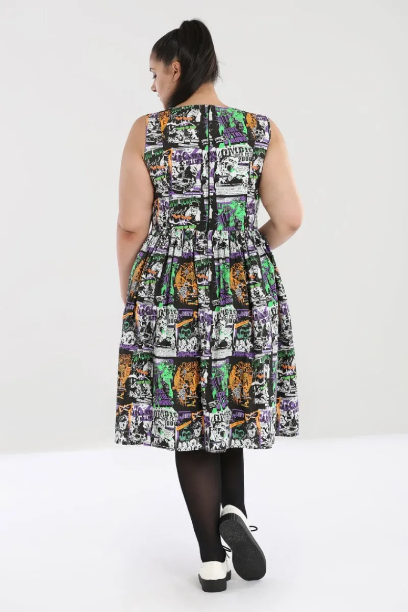 Hell Bunny Dresses|Dresses>Be Afraid 50's Dress Black