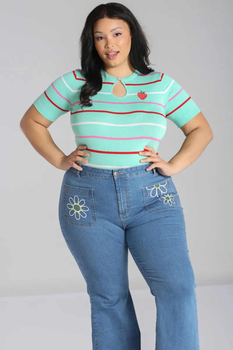 Hell Bunny Tops|Tops>Berry Cute Top Mint