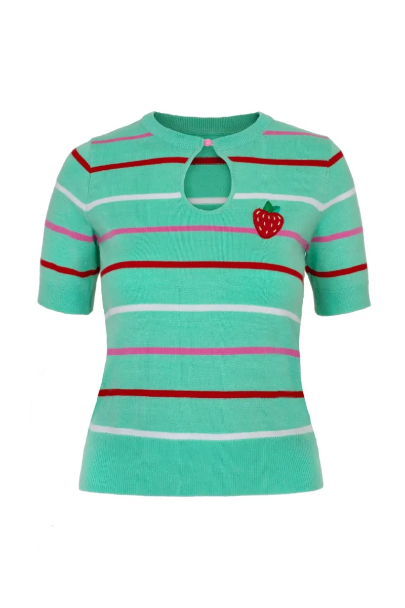 Hell Bunny Tops|Tops>Berry Cute Top Mint