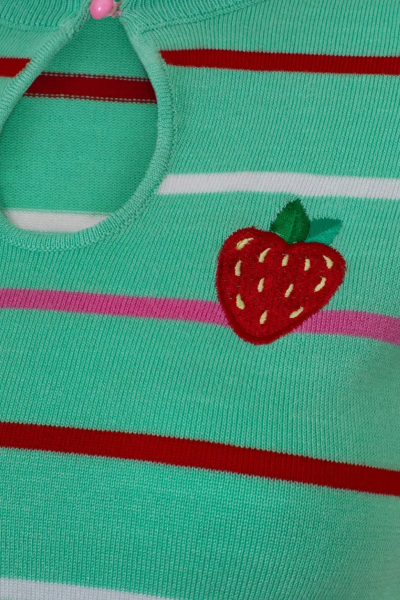 Hell Bunny Tops|Tops>Berry Cute Top Mint