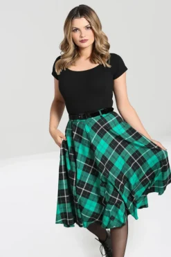 Hell Bunny Skirts|Skirts>Beryl Skirt Green