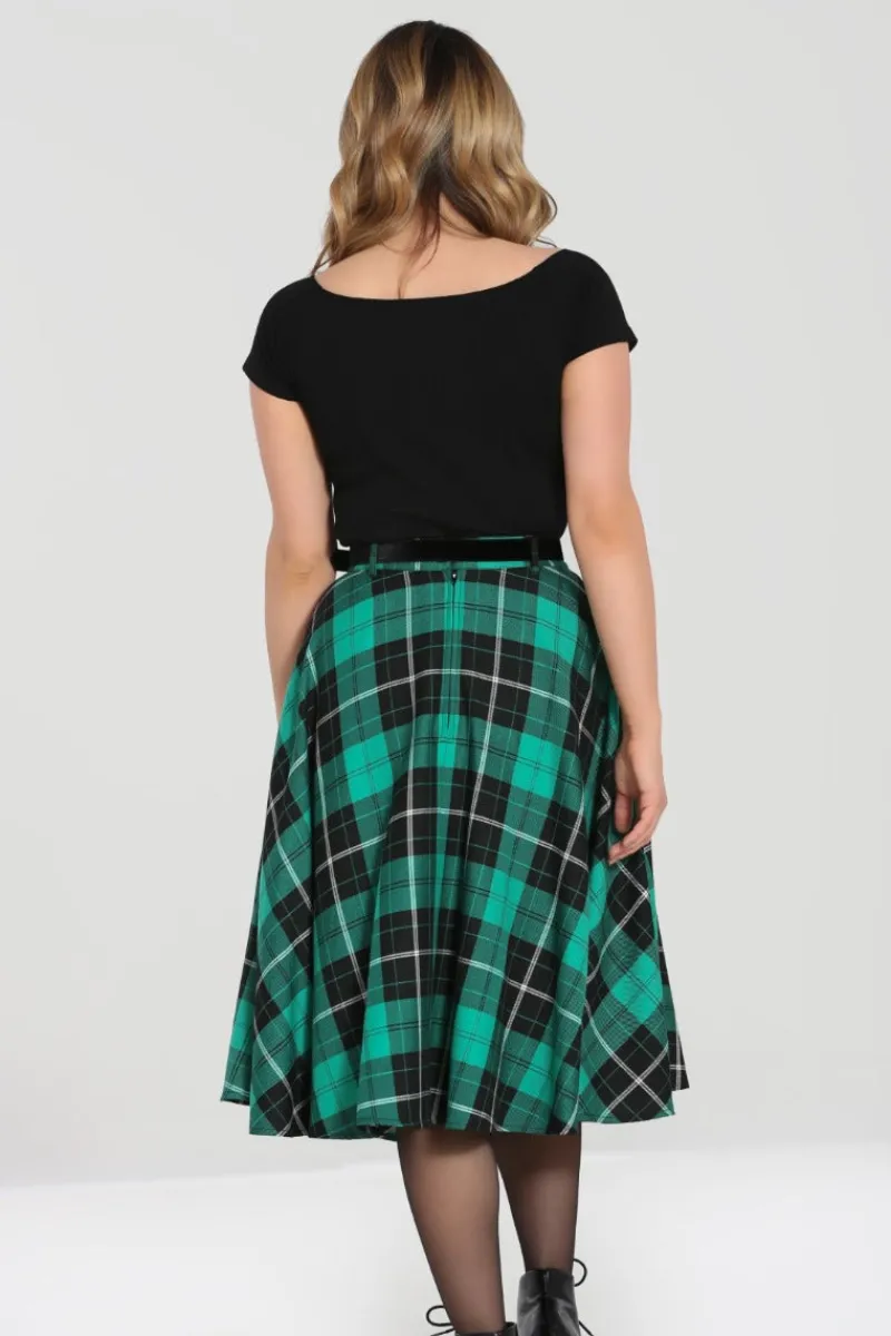Hell Bunny Skirts|Skirts>Beryl Skirt Green