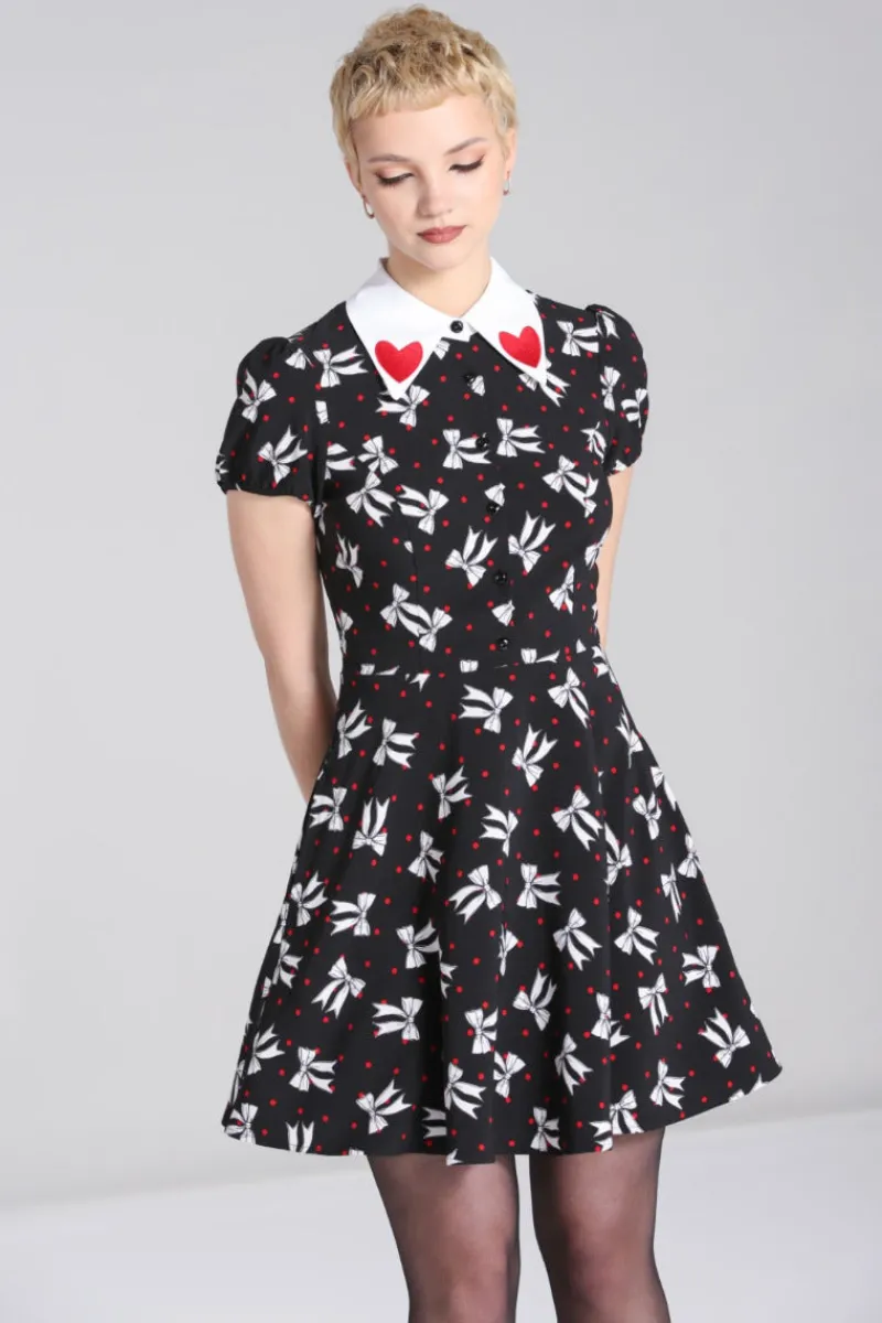 Hell Bunny Dresses|Dresses With Pockets>Bobbie Mini Dress Black