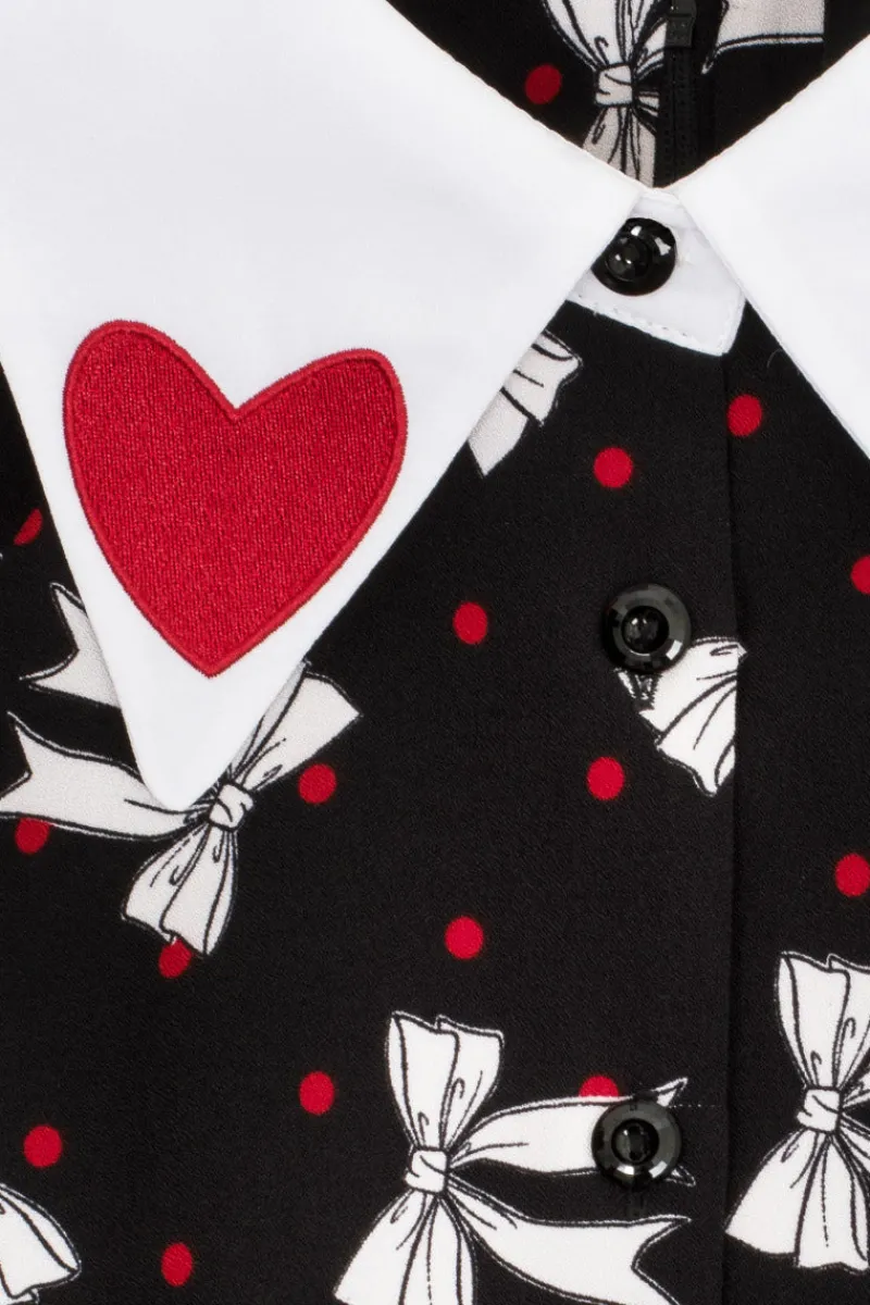 Hell Bunny Dresses|Dresses With Pockets>Bobbie Mini Dress Black