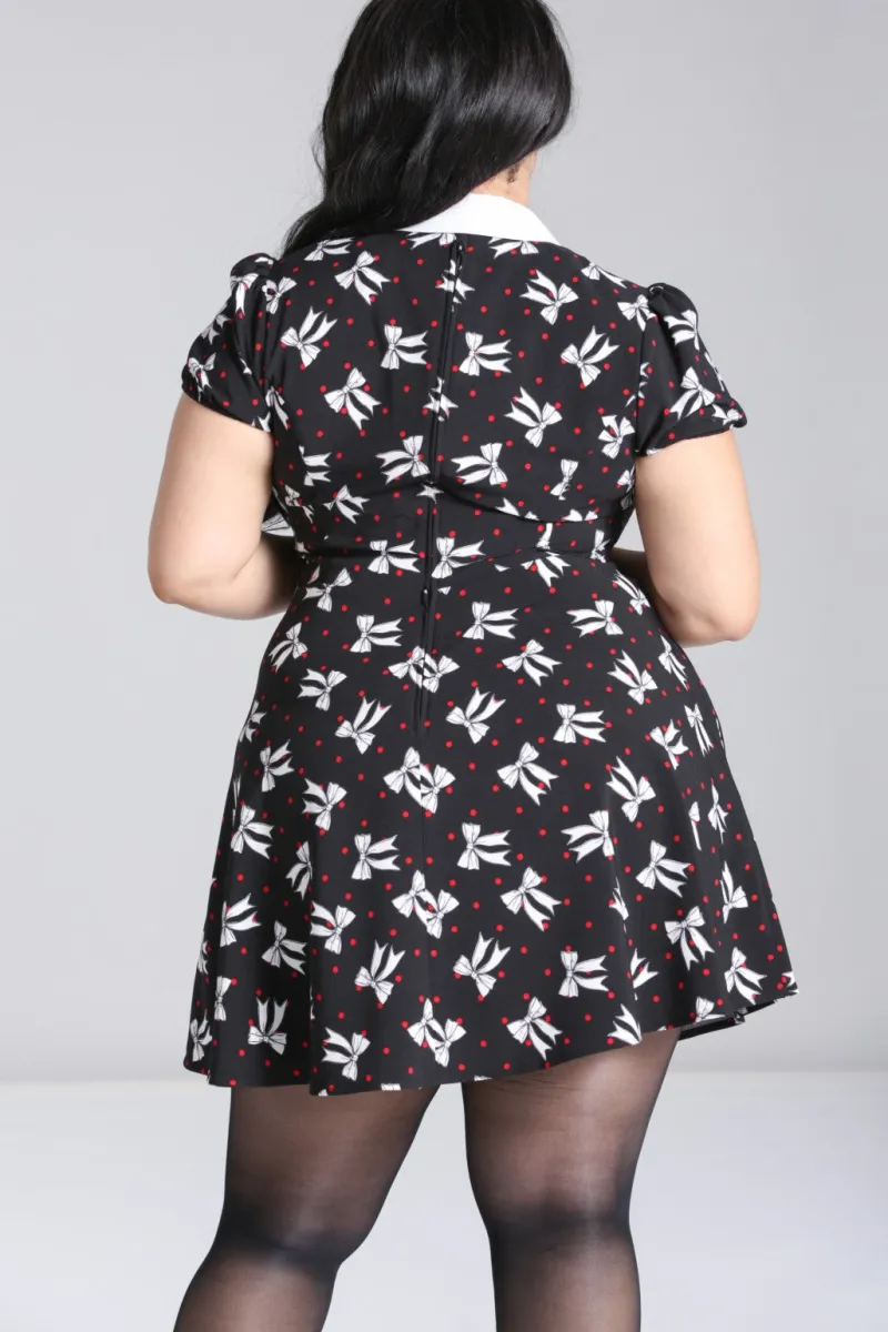 Hell Bunny Dresses|Dresses With Pockets>Bobbie Mini Dress Black