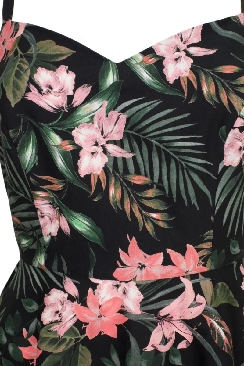 Hell Bunny Dresses|Dresses With Pockets>Calypso Dress Black