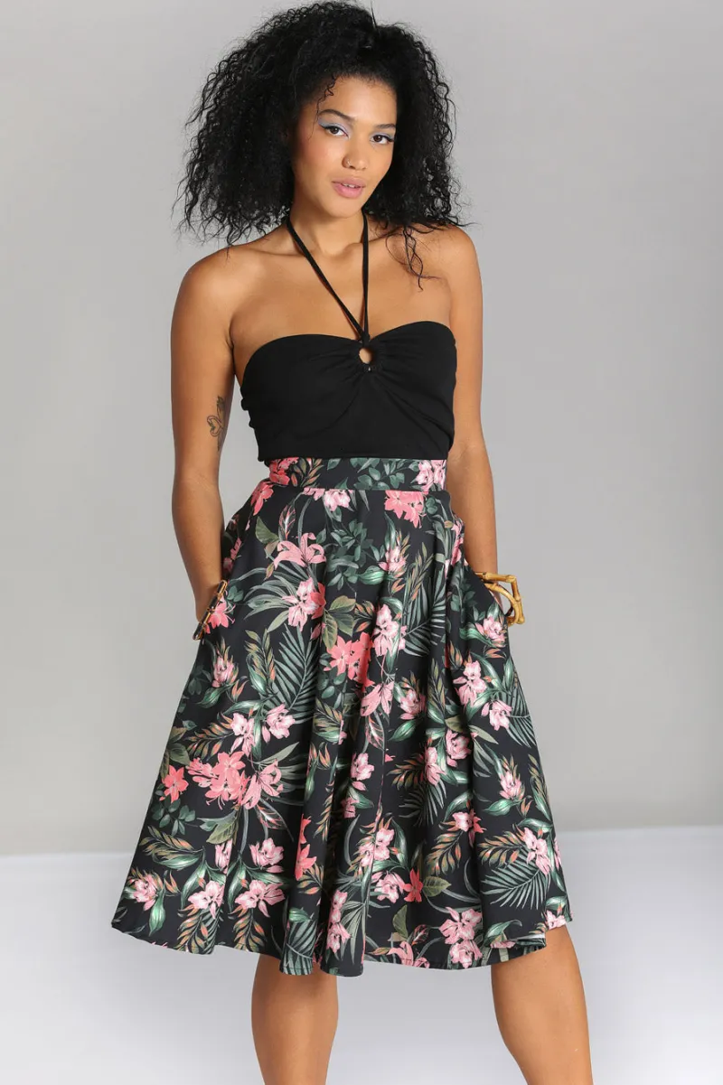 Hell Bunny Skirts|Skirts>Calypso Skirt Black